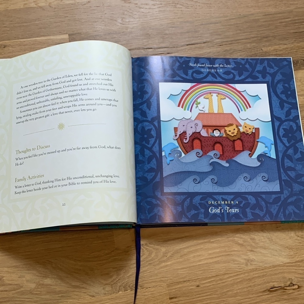 Unwrapping the Greatest Gift by Ann Voskamp A Family Celebration Christmas Book - Picture 6 of 12
